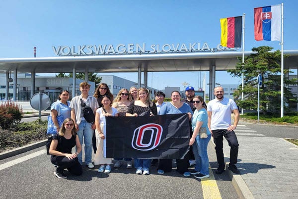 Anne Thomas studies abroad